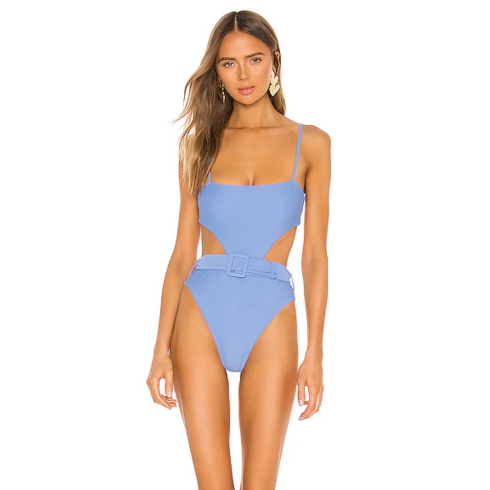 Camila Coelho Paulista Belted One Piece Bikini